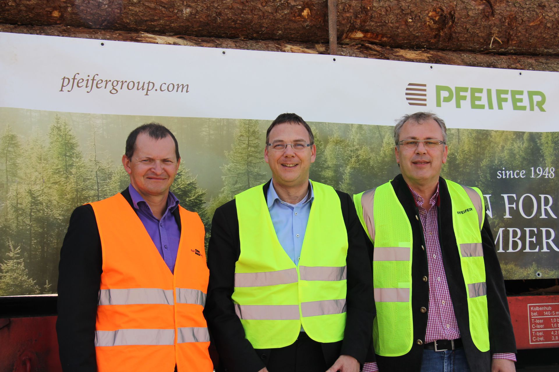Neuer Holzganzzug über den Brenner 