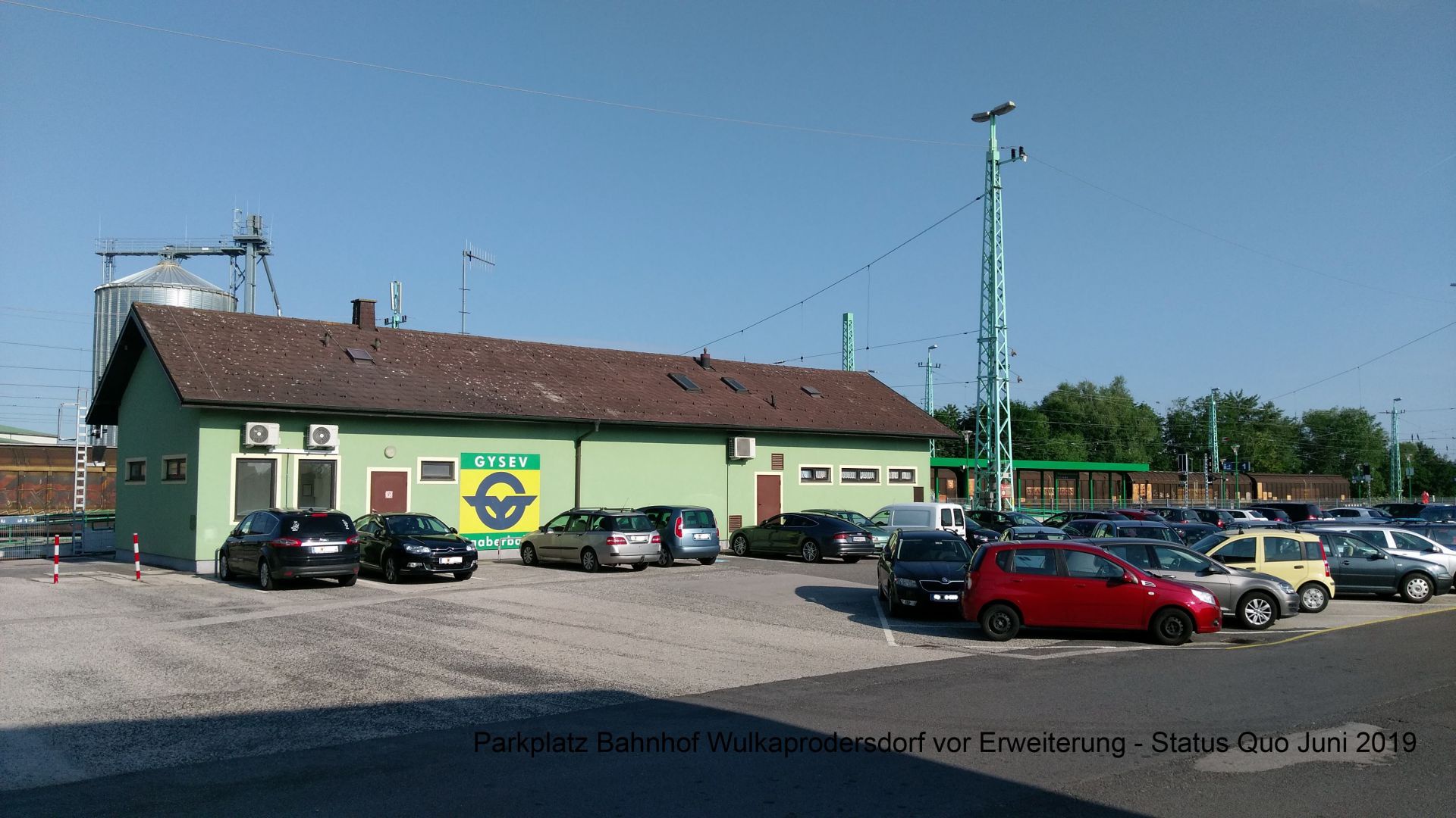 Multimodaler Knoten Bf. Wulkaprodersdorf mit Elektromobilität