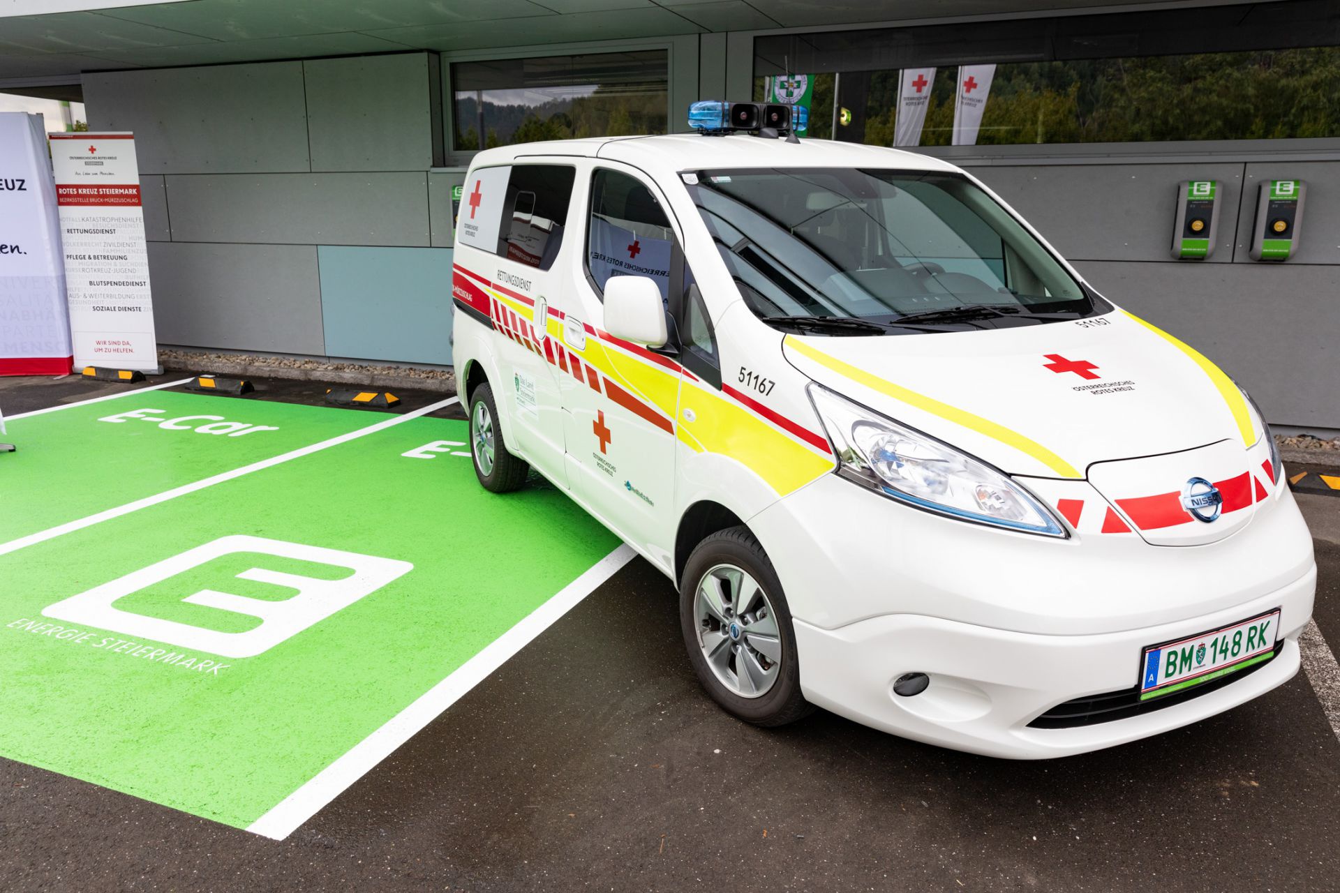 	Pilotprojekt und Potentialanalyse des österreichischen Patiententransports zum Umstieg von fossile auf elektrisch betriebene Fahrzeuge anhand des Pilotstandortes des Roten Kreuzes Bruck an der Mur.