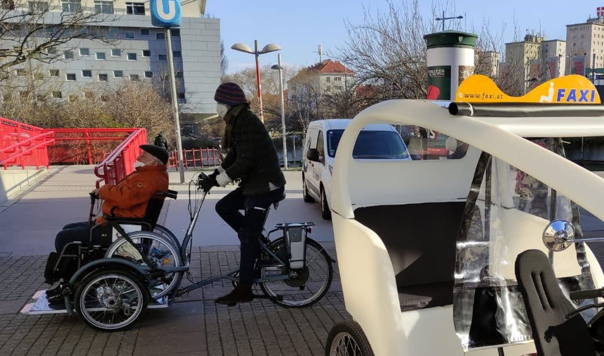 Fahrradtaxis im Netz des ÖV