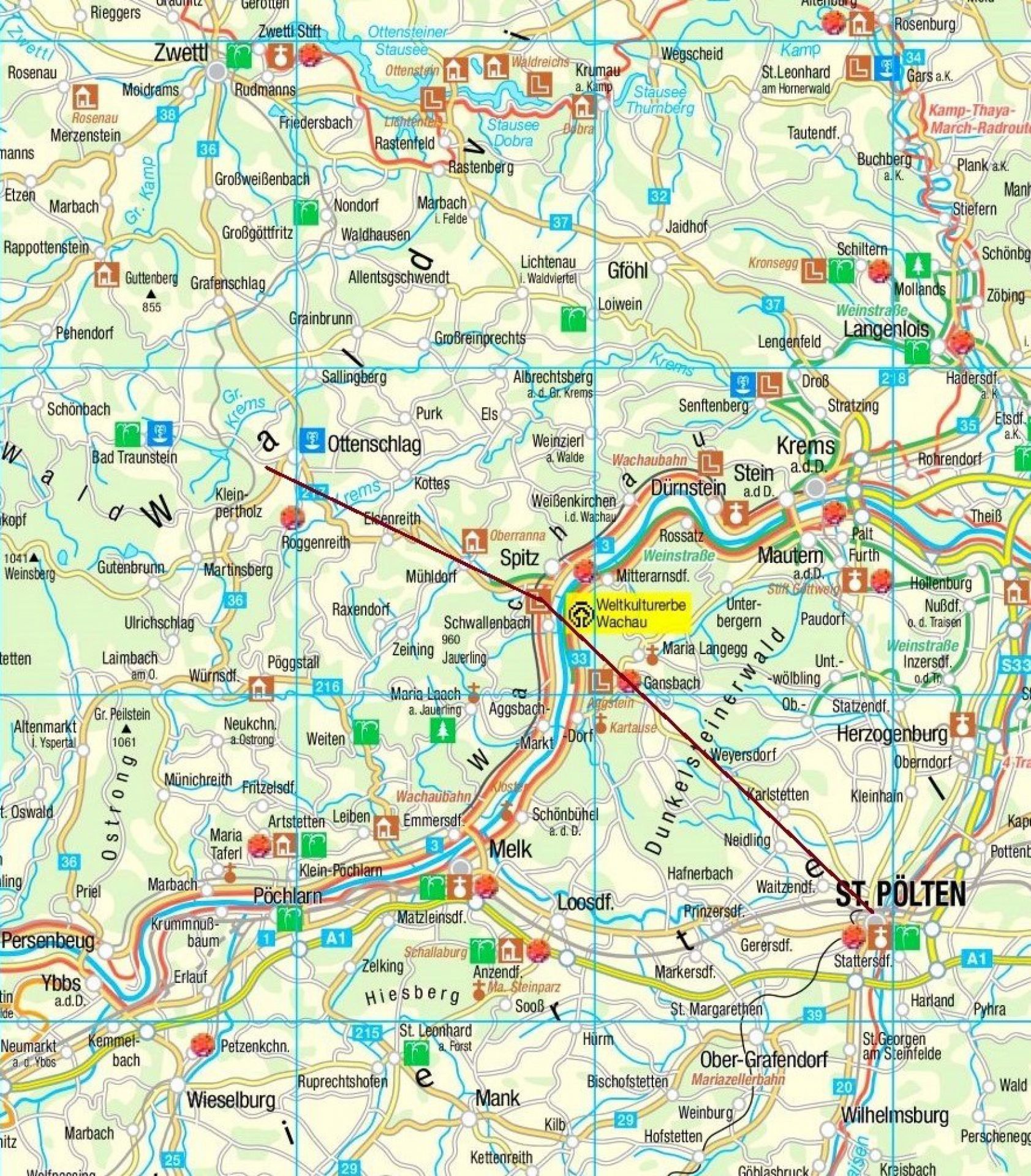 Seilbahnen im südlichen Niederösterreich