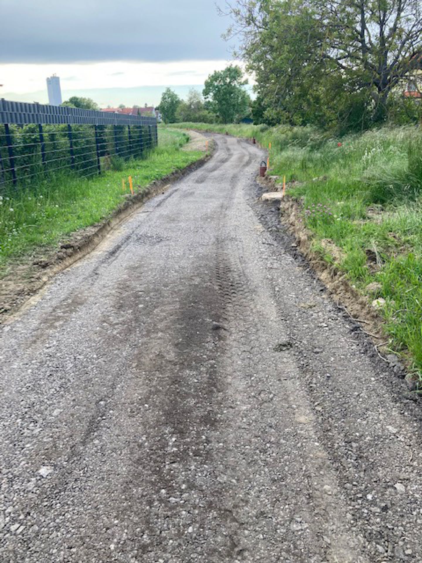 Lückenschluß Rad- und Fußweg am Rußbach in Obersdorf/Wolkersdorf
