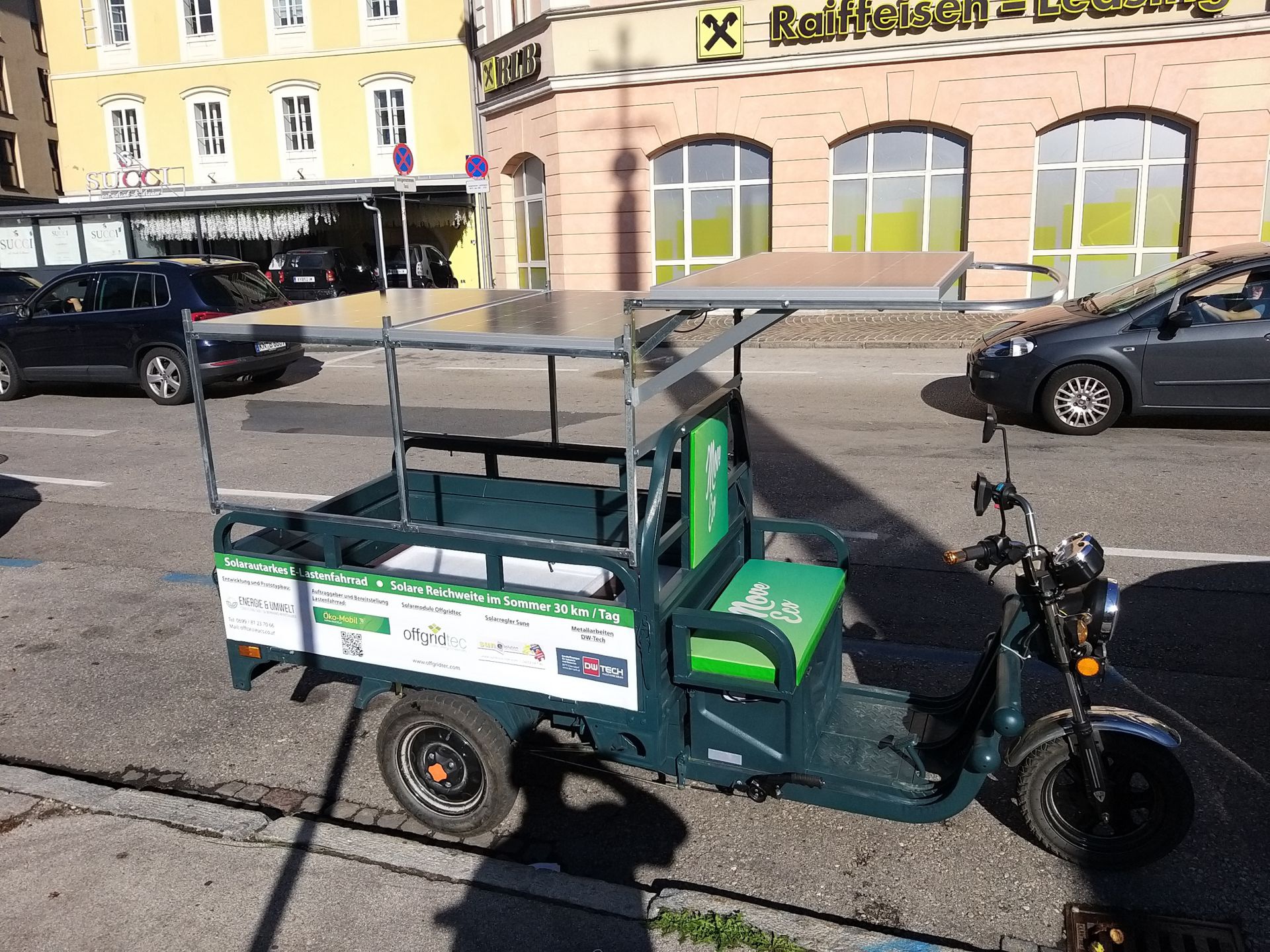 Solarvollautarkes Lastenfahrrad