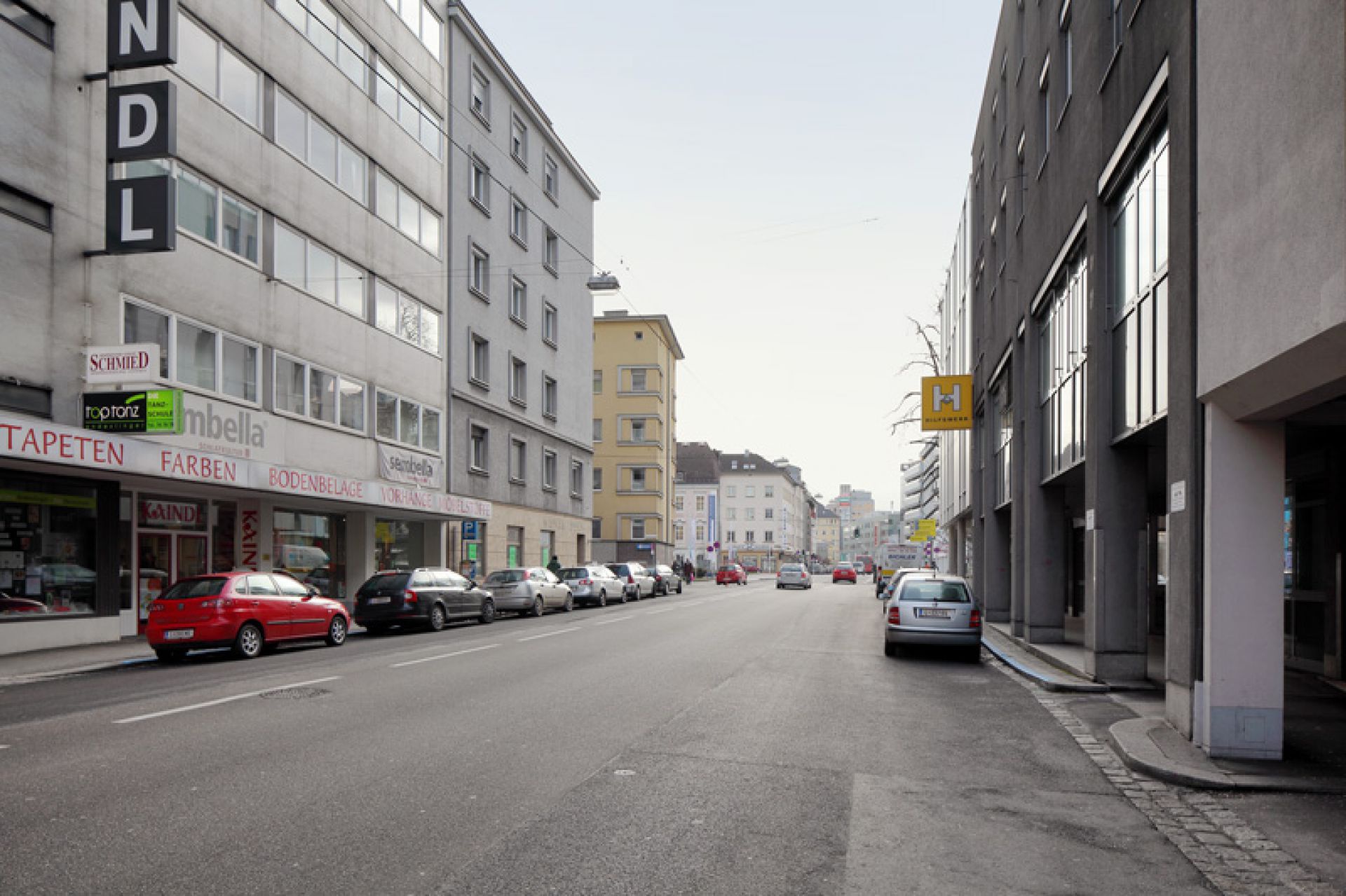 Boulevard Dametzstraße - Road Diet Linz 