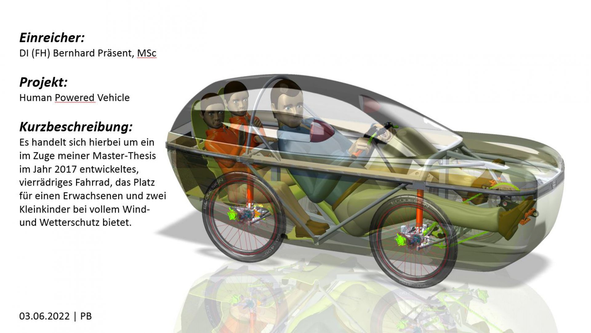 Entwicklung eines Human Powered Vehicle