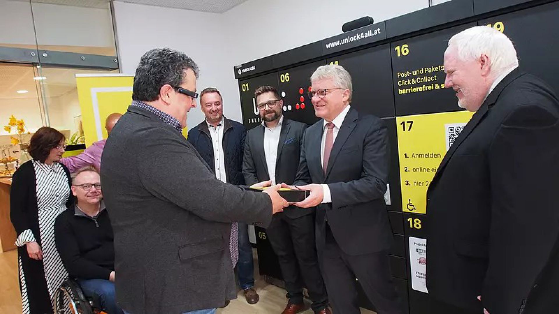 UnLock4All - barrierefreie, adressierbare Paketstationen mit umweltfreundlichem Mobilitätsservice