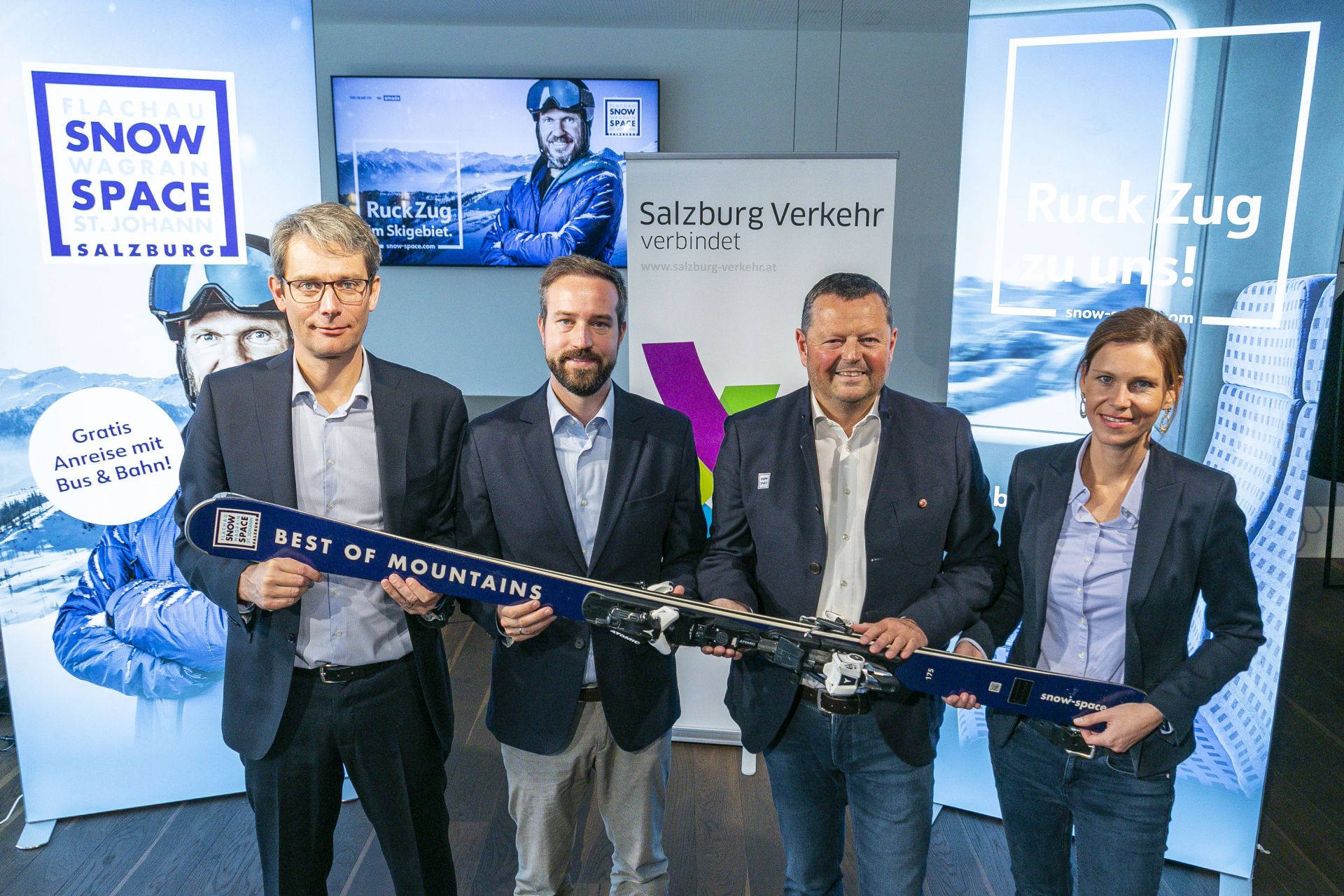 Ruck Zug zu uns! - Gratis Anreise mit Bus & Bahn ins Snow Space Salzburg