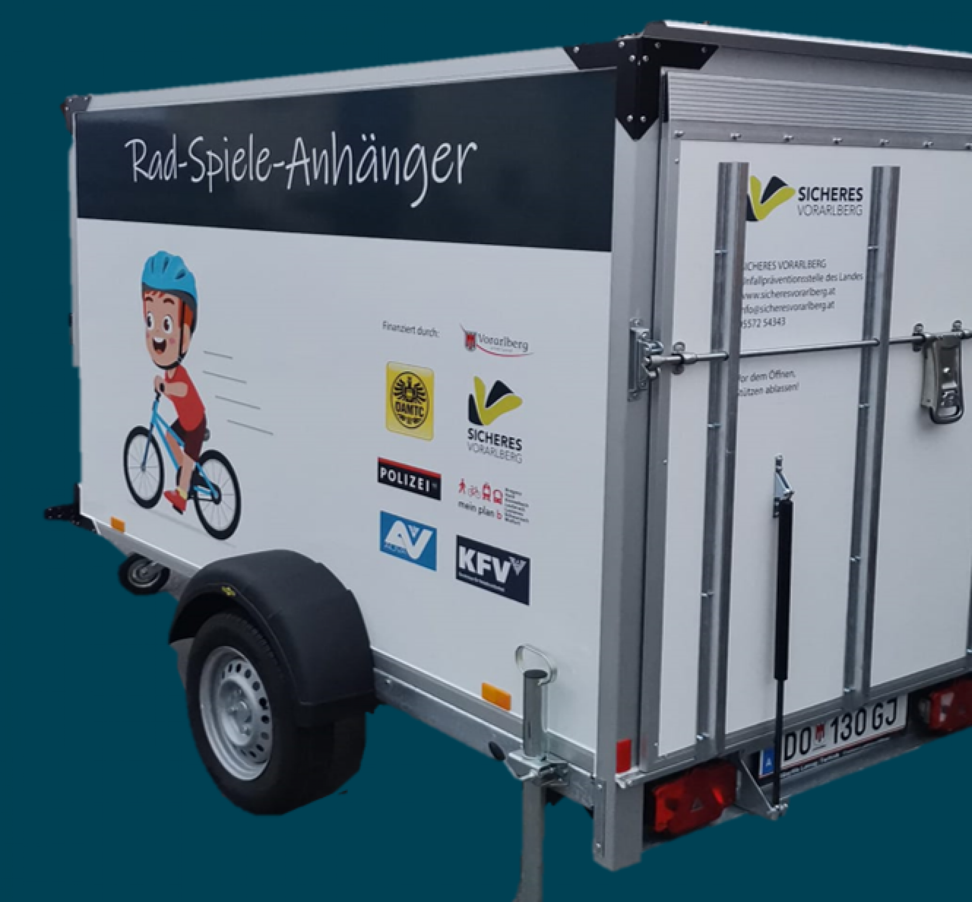 Rad-Spiele-Anhänger
