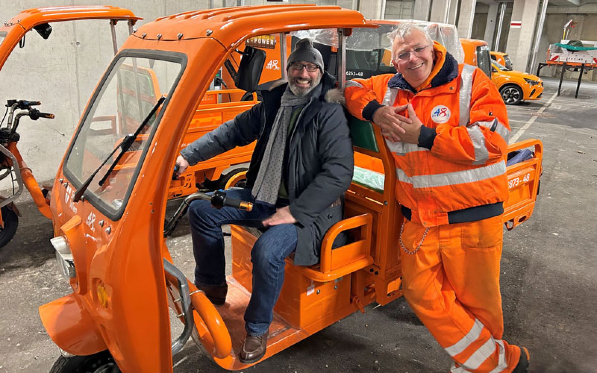 E-Lastenrad Cargo 500 von Move Eco zur Verwendung in der Stadt Wien – Magistratsabteilung 48 – Abfallwirtschaft, Straßenreinigung und Fuhrpark