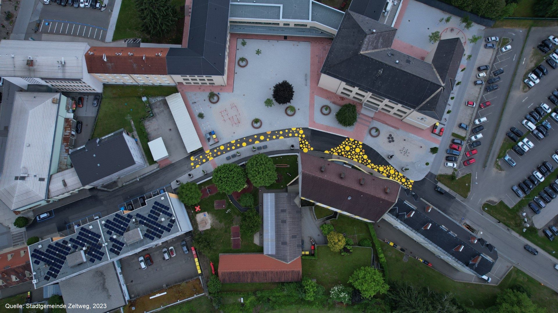 Zeltweg Begegnungszone Bildungscampus