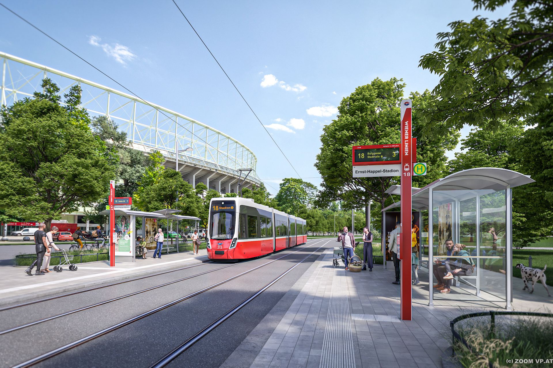 Verlängerung der Straßenbahnlinie 18