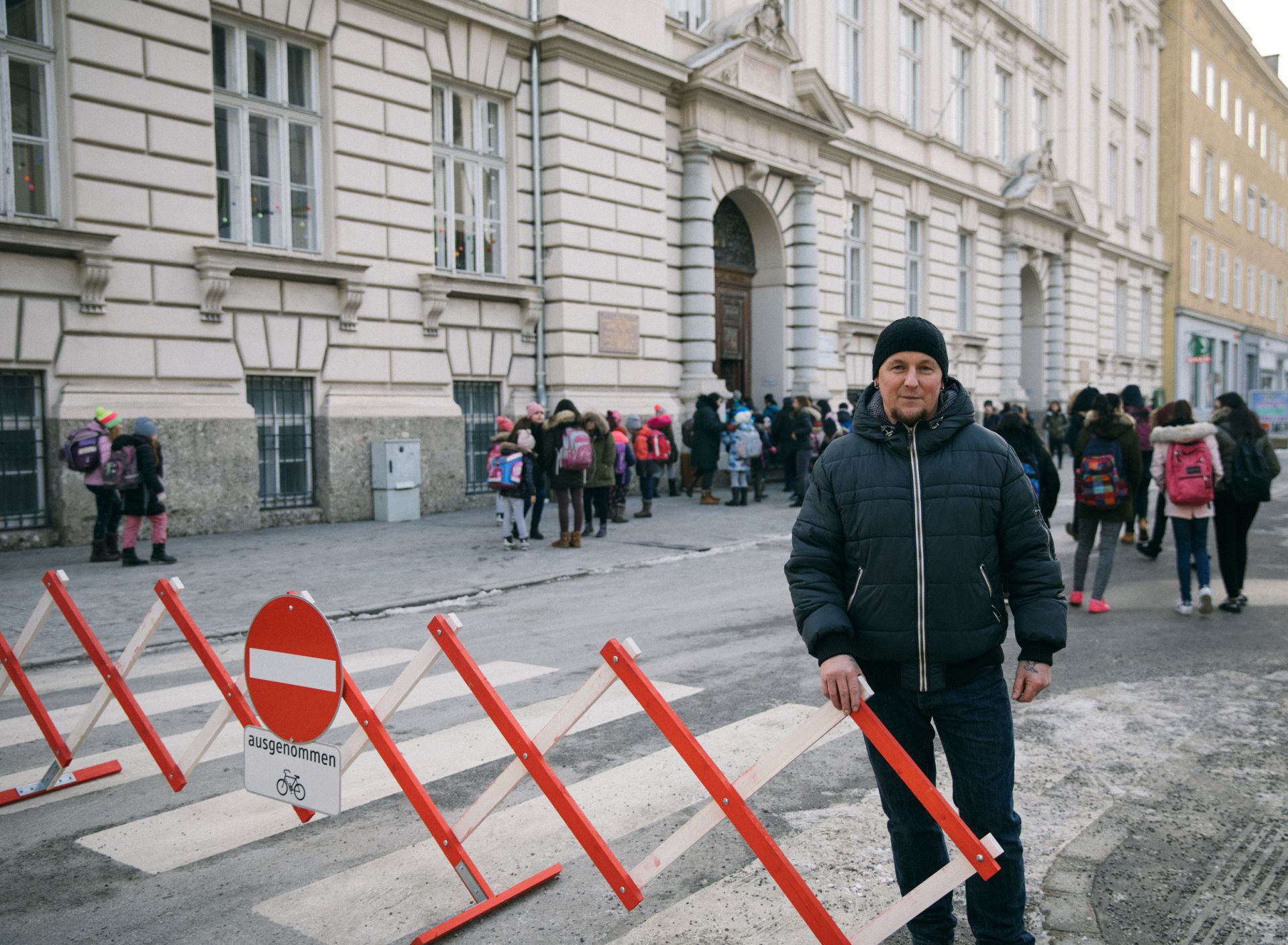 Verkehr vor Schulen