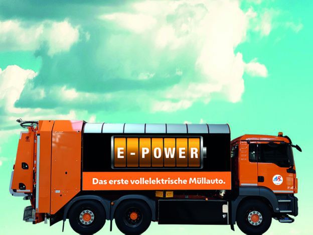 100 % E-Power - Österreichs erstes vollelektrisches Müllsammelfahrzeug in Betrieb