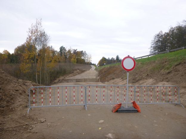 Radweg entlang der LB 41 zwischen Schrems und Hoheneich