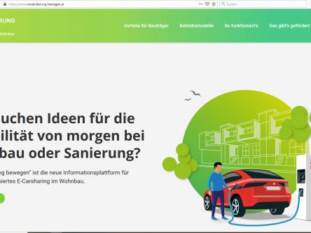 Veränderung Bewegen - E-Carsharing im Wohnbau
