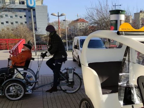 Fahrradtaxis im Netz des ÖV