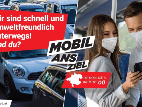 MOBIL ANS ZIEL: Die Mobilitätsinitiative des Landes OÖ