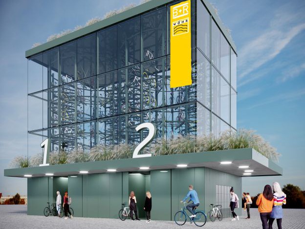 automatisches Fahrradparksystem