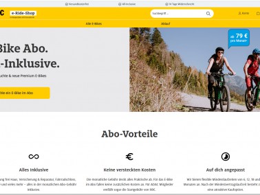 Greenstorm ADAC E-Bike-Abo