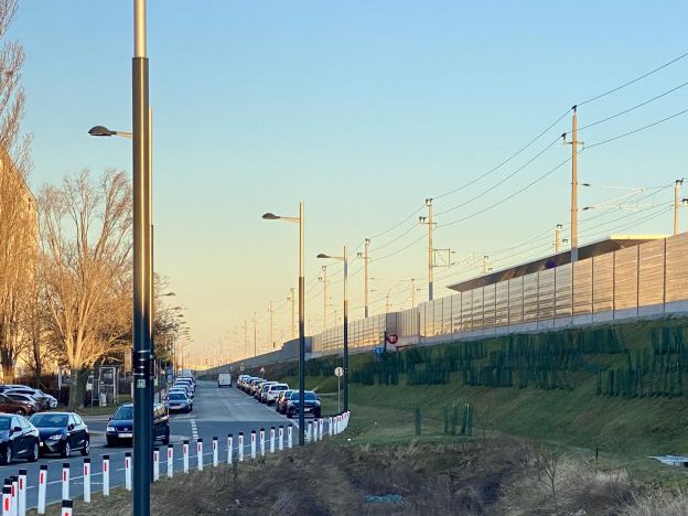 OSTPARK-Rad-Langstrecke im „Grünen Gerüst“ Freiraum (Wien)