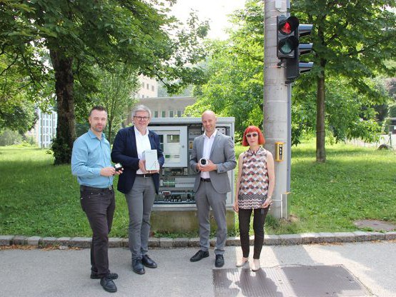 KI-Ampel Linz (Blinden- und Gehörlosenzentrum)