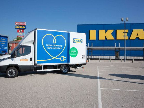 Emissionsfreie Kund:innenlieferung von IKEA
