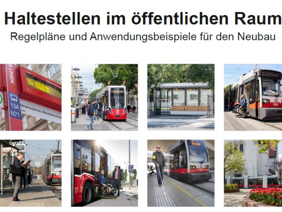 Haltestellen im öffentlichen Raum – Regelpläne und Anwendungsbeispiele für den Neubau