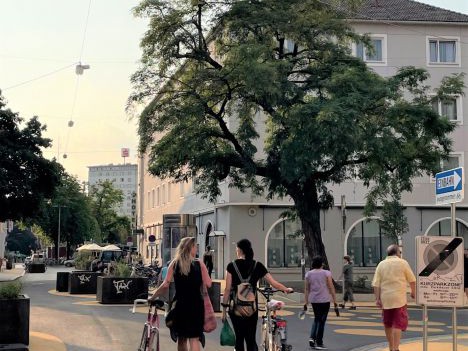 Begegnungs- und Fußgängerzone südlicher Lendplatz, Graz