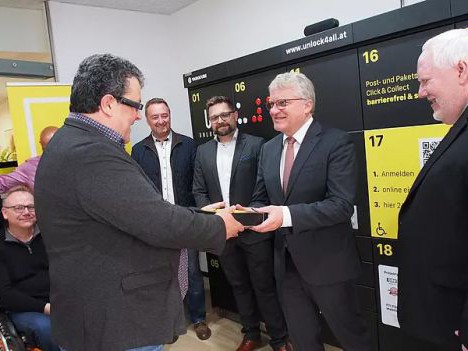 UnLock4All - barrierefreie, adressierbare Paketstationen mit umweltfreundlichem Mobilitätsservice