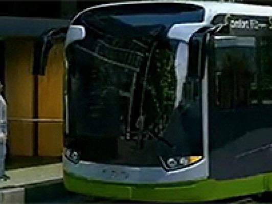 Elektrifizierung der Busflotte -Testbetrieb