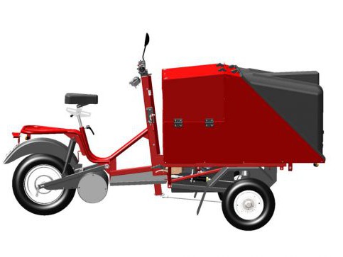 Wiederbelebung eines schwedischen Klassikers als modernes E-Transportmittel der City-Logistik