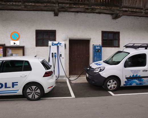 erste Schnellladestation Osttirol's für E-Autos