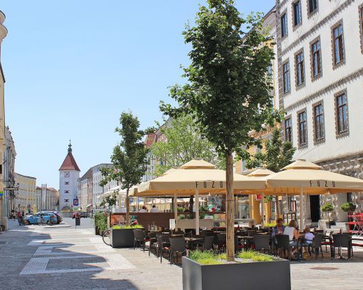 Erneuerung Fußgängerzone Stadt Wels