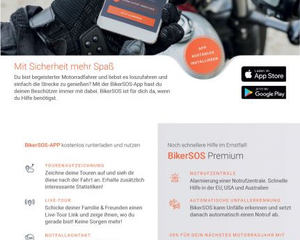 BikerSOS - Mit Sicherheit mehr Spaß