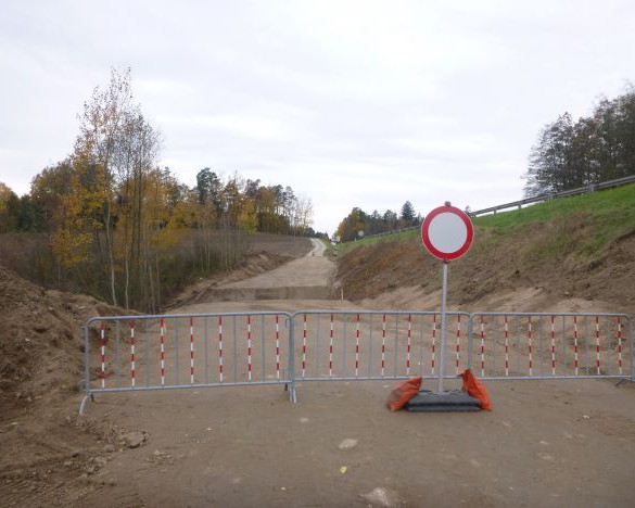Radweg entlang der LB 41 zwischen Schrems und Hoheneich