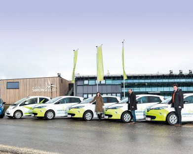 E-Auto-Sharing bei der Windkraft Simonsfeld AG