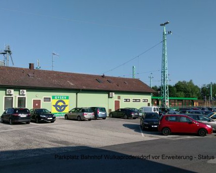 Multimodaler Knoten Bf. Wulkaprodersdorf mit Elektromobilität