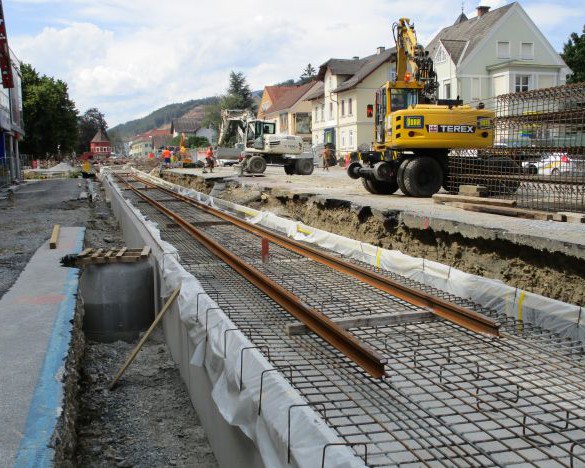 Gleisverlängerung Weiz