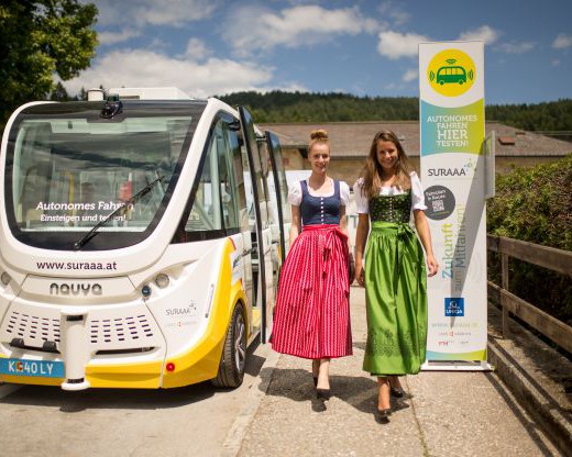 SURAAA: Zukunft zum Mitfahren - täglicher Pilotbetrieb automatisiertes Fahren 