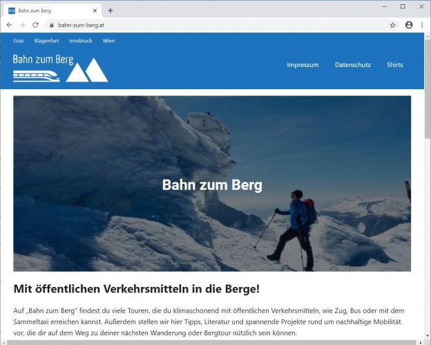 Bahn zum Berg