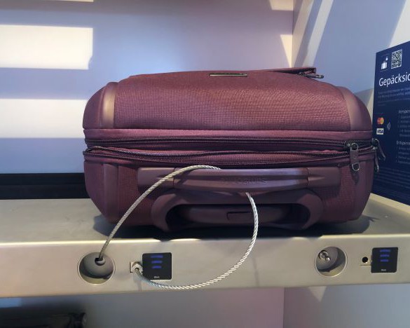 Gepäcksicherung im ÖBB-Railjet
