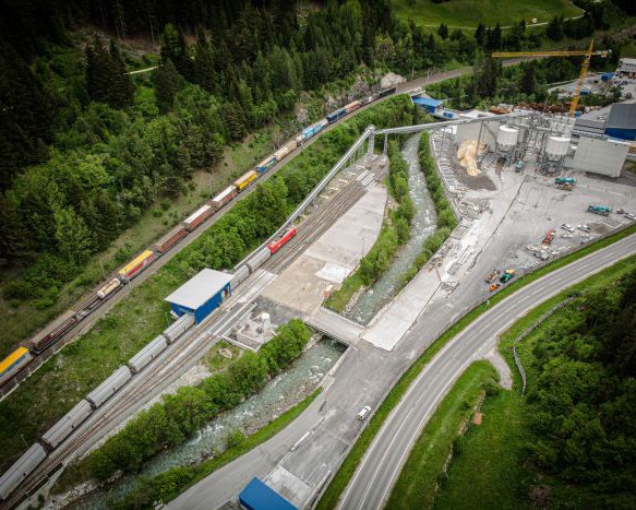 Klimaverträgliche Mobilität und nachhaltiger Gütertransport am größten Baulos in der Geschichte Österreichs, dem Brenner Basistunnel Baulos H51 Pfons - Brenner