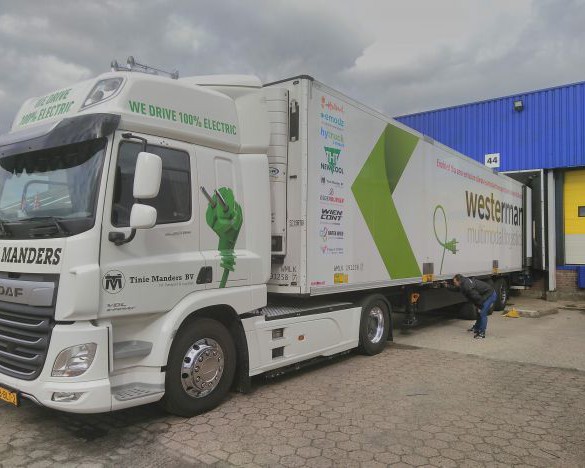 e-Truck: erster vollelektrischer Langstrecken-Intermodal-Transport NL-AT