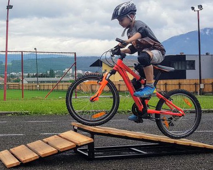 Fahrradfahren im Schulunterricht