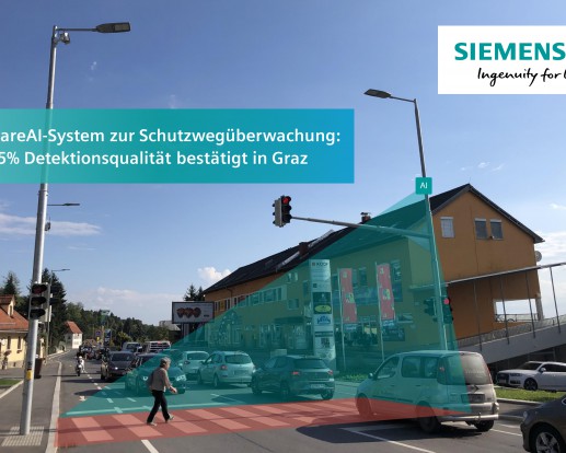 Aktive Berücksichtigung von Fußgängern und Radfahrern an signalisierten Kreuzungen mit künstlicher Intelligenz