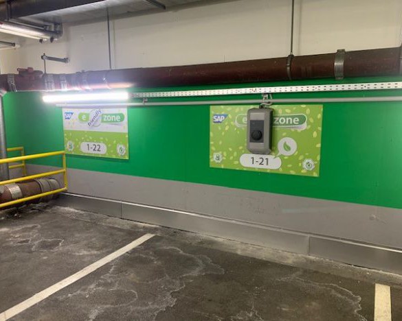 SAP Österreich: Über 30 Ladestationen für Elektroautos 