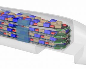 Automatisches Gepäcksystem für einen Hochgeschwindigkeitszug