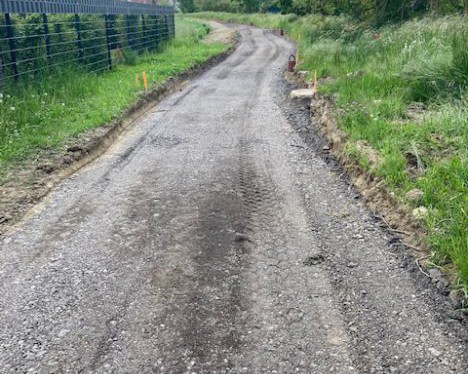 Lückenschluß Rad- und Fußweg am Rußbach in Obersdorf/Wolkersdorf