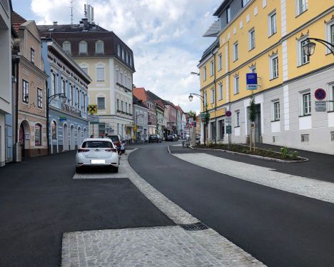 Verkehrsberuhigung Begegungszone Zwettl