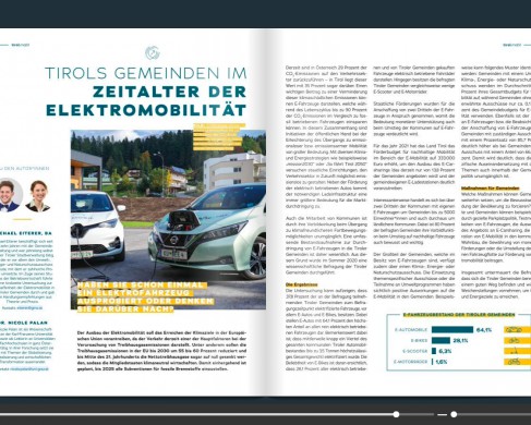 Tirols Gemeinden im Zeitalter der Elektromobilität